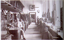 Scientists at work in a laboratory